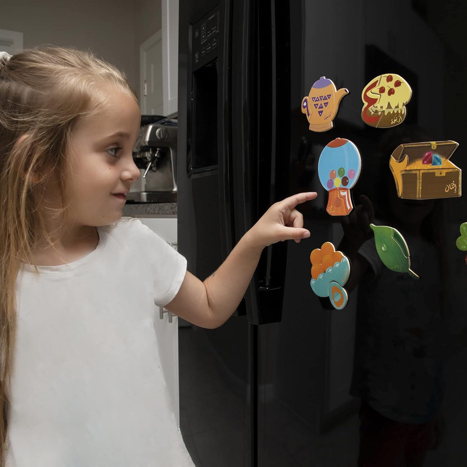 Juego de Imanes de Números de Madera NEMAH'S HOUSE 20 Piezas