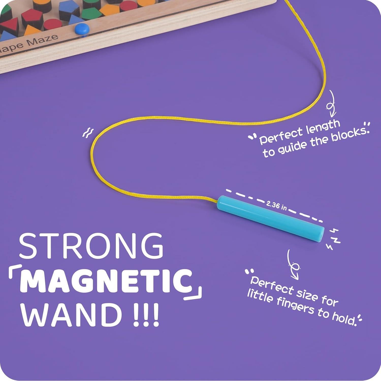 Juguete Montessori LiKee Laberinto Magnético 25.4x5.1cm