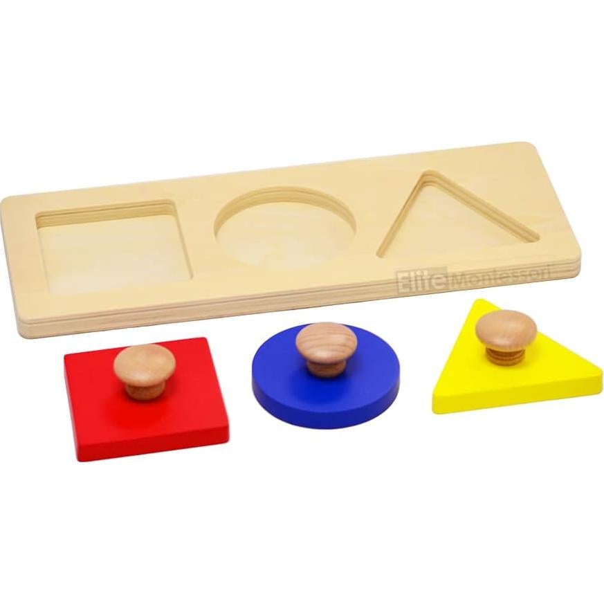 Rompecabezas de Formas Geométricas Elite Montessori 31.8x12.1cm