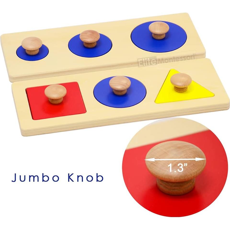 Rompecabezas de Formas Geométricas Elite Montessori 31.8x12.1cm