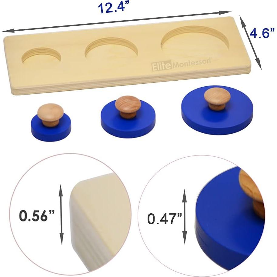 Rompecabezas de Formas Geométricas Elite Montessori 31.8x12.1cm