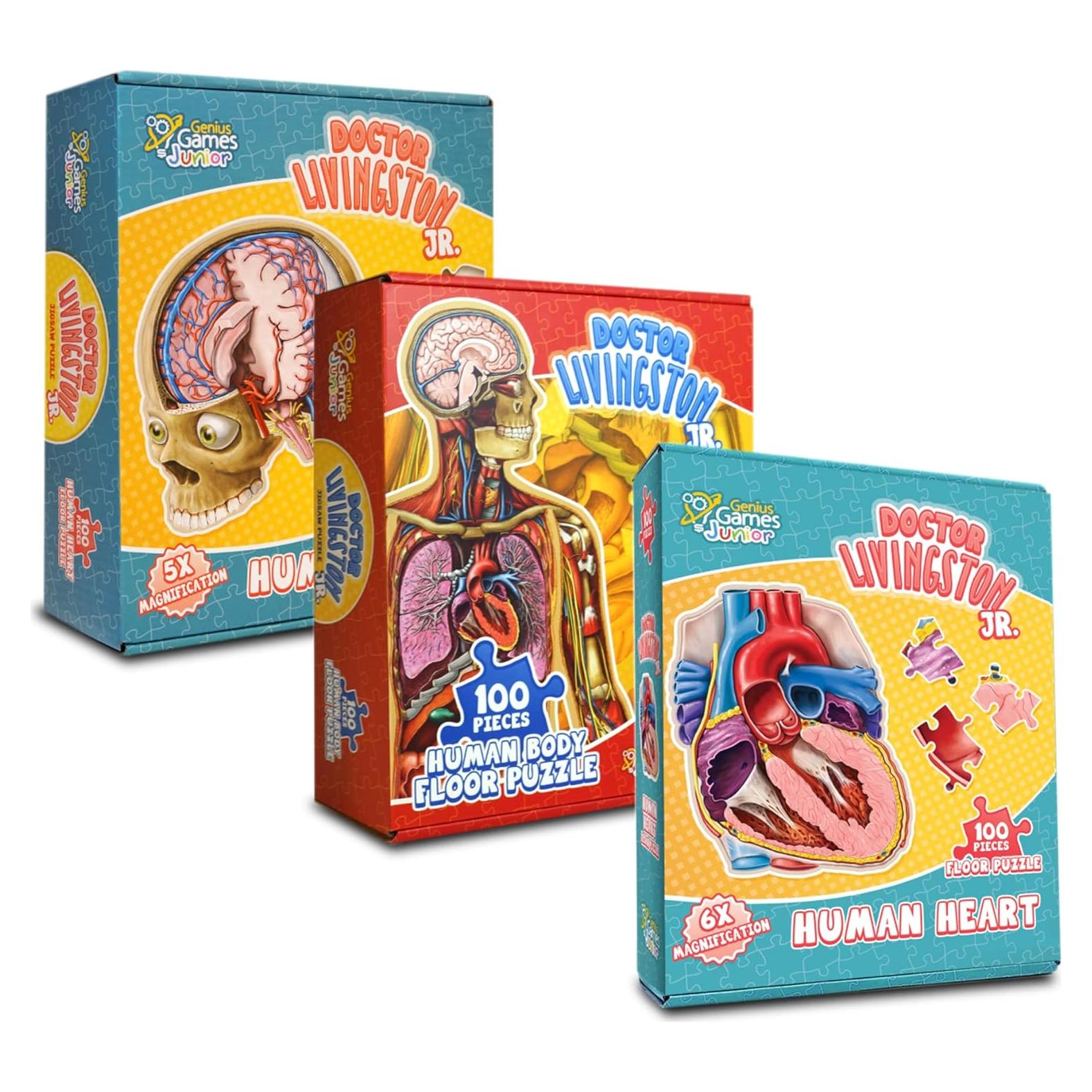 Rompecabezas de Anatomía Humana Genius Games 100 Piezas