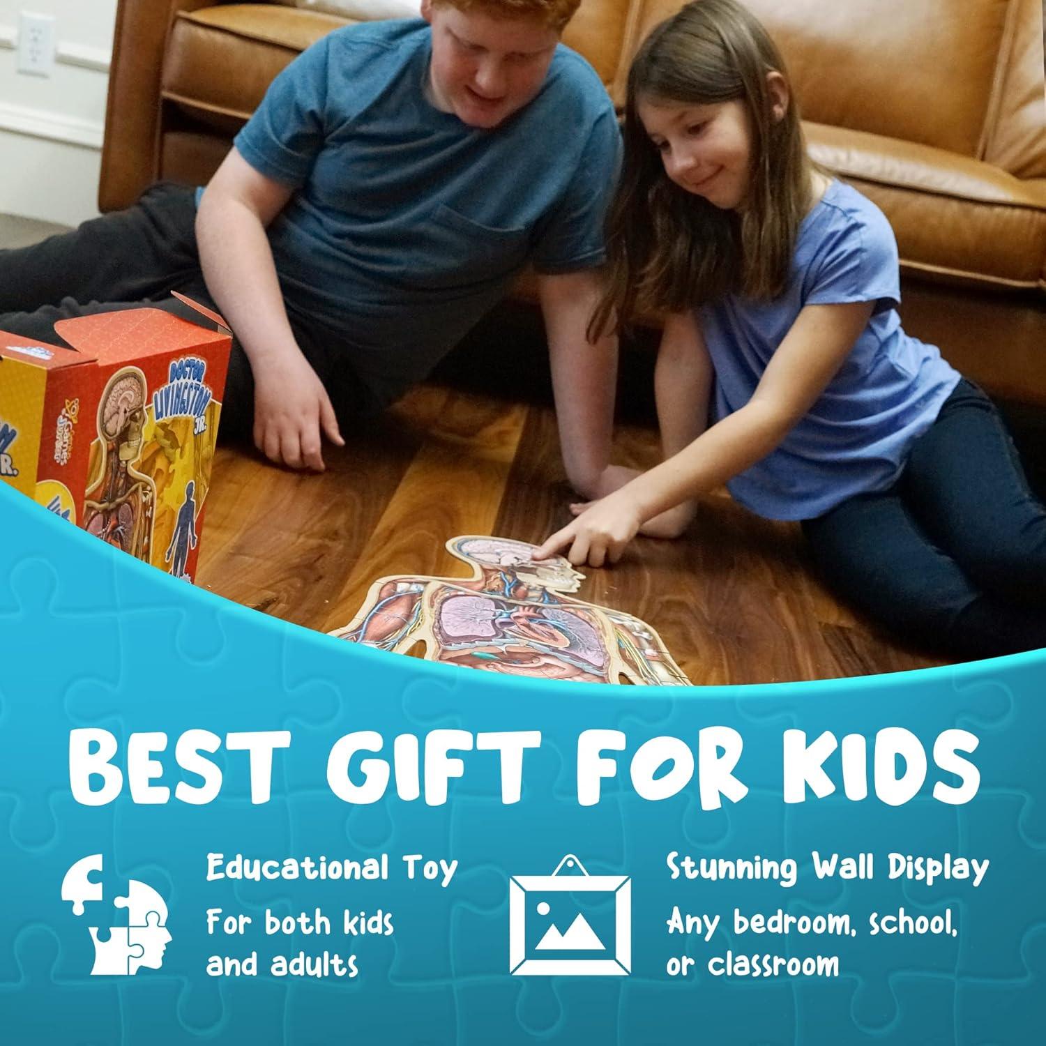 Rompecabezas de Anatomía Humana Genius Games 100 Piezas