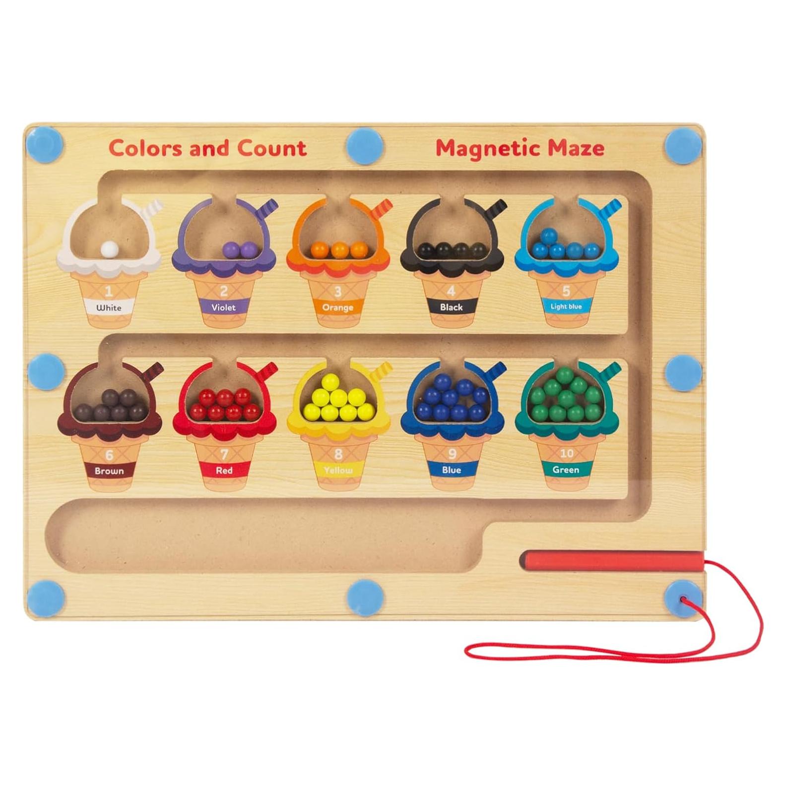 Rompecabezas Magnético de Madera WOODENFUN 30x22 cm para Niños