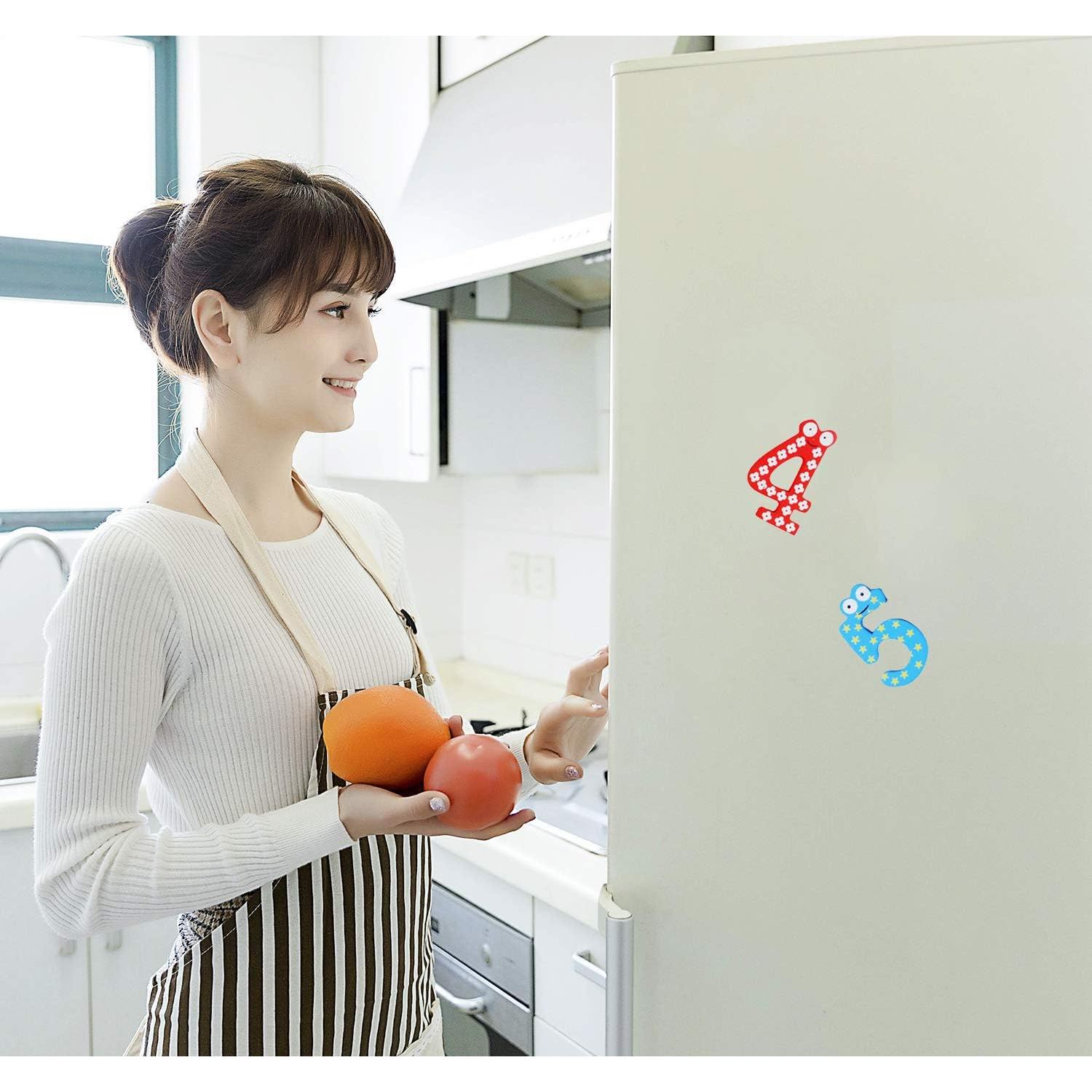 Imanes de Madera PENTA ANGEL 10 Pcs Números Grandes