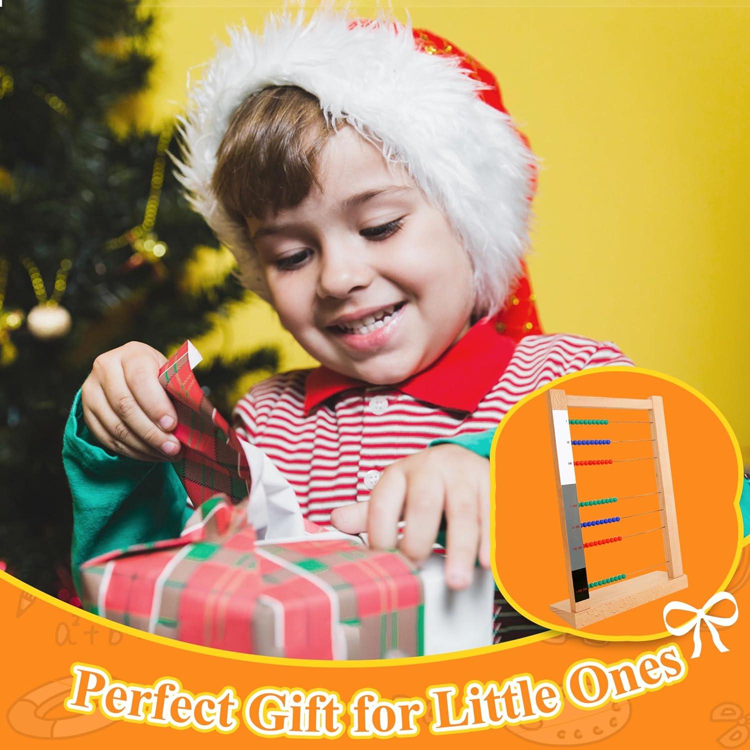 Marco de Cuentas Grande Montessori Outlet - Ábaco Educativo 34cm