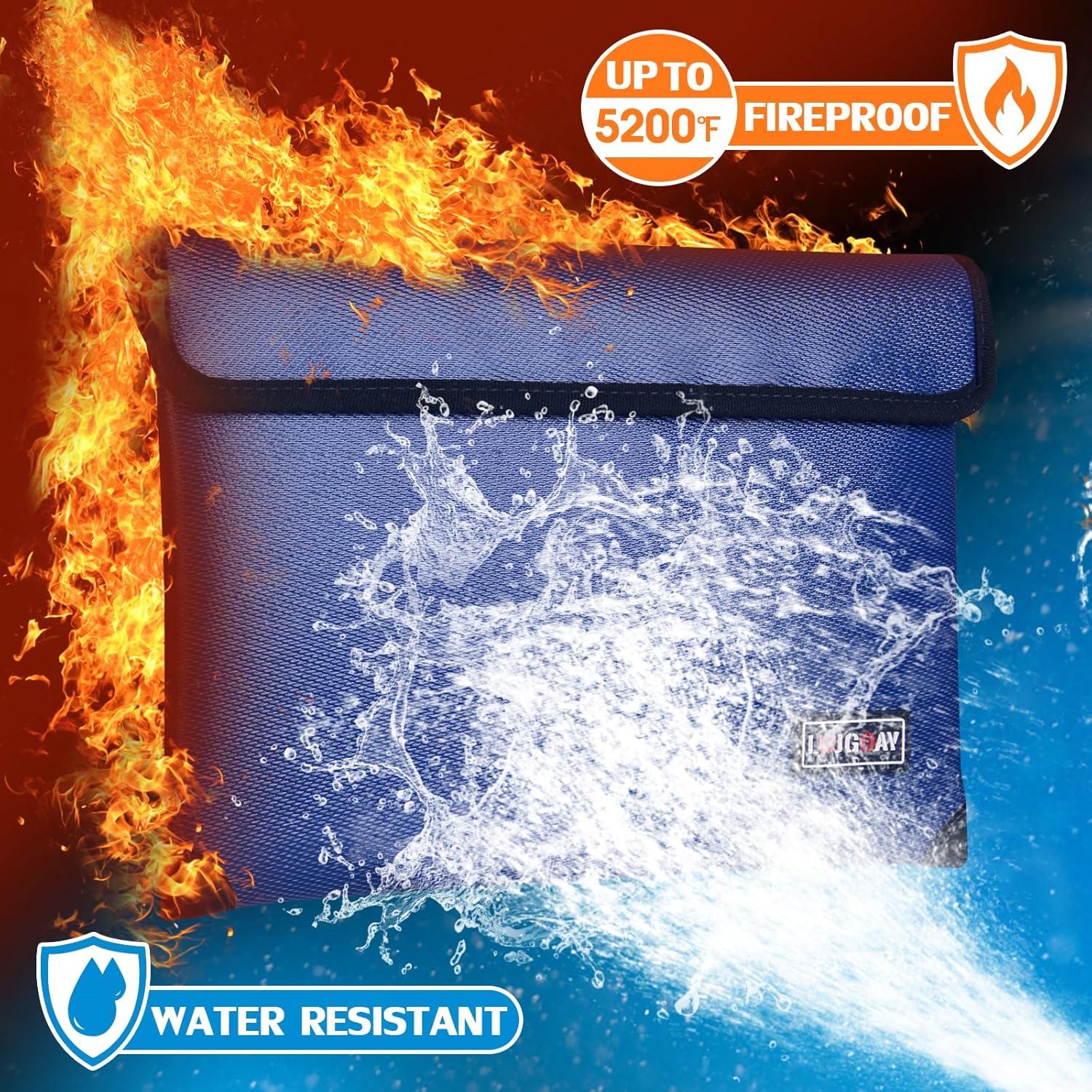 Bolsa Documentos Ignífuga LOJ 27.9x19.6cm Impermeable