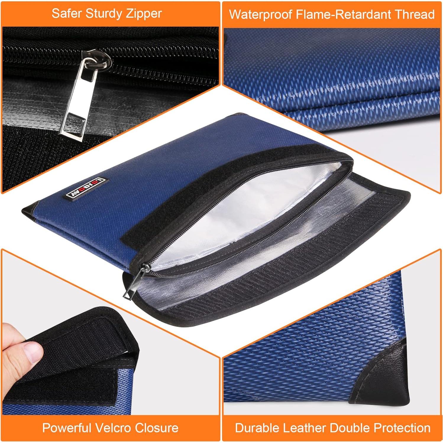 Bolsa Documentos Ignífuga LOJ 27.9x19.6cm Impermeable