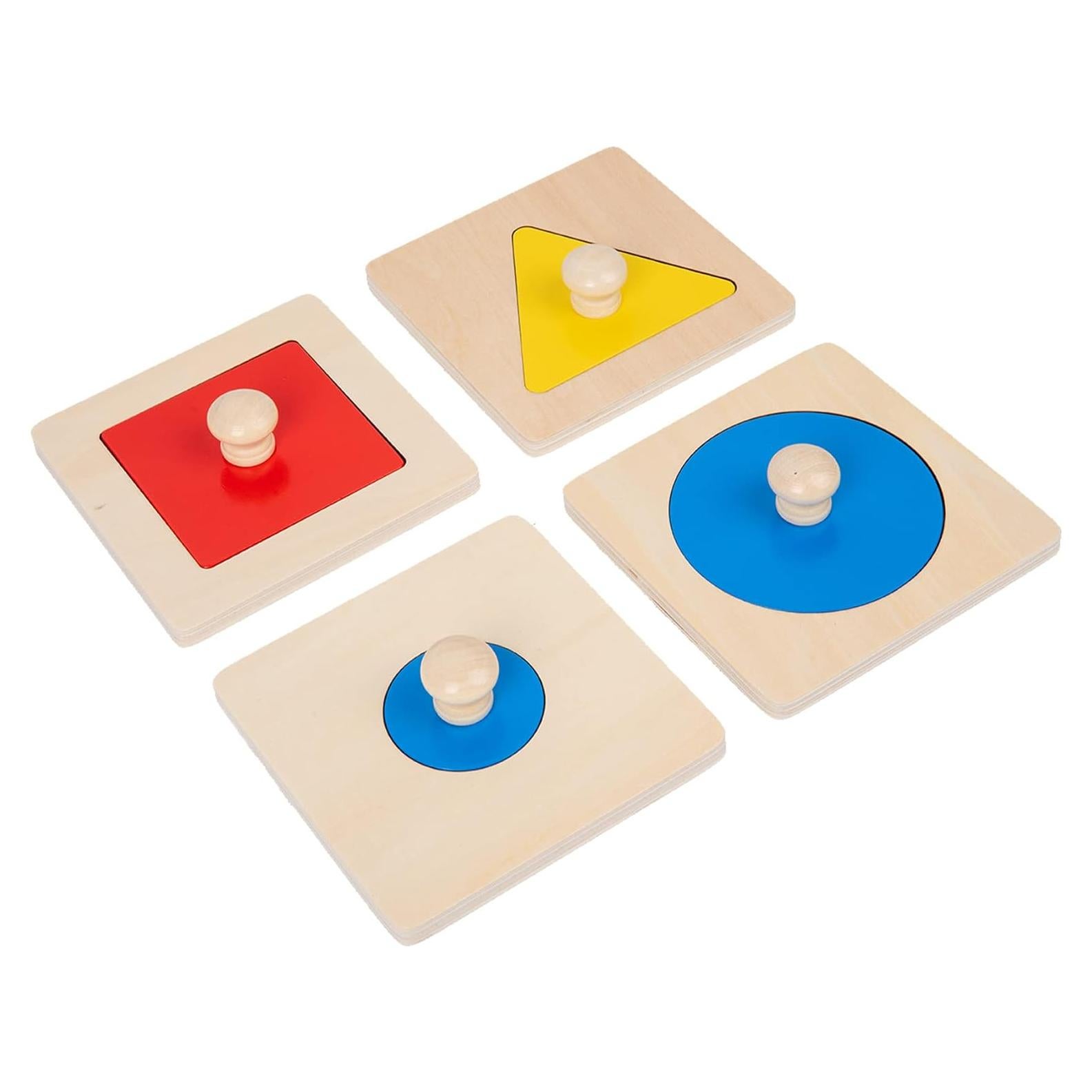 Rompecabezas Geométrico Adena Montessori 24 Formas Coloridas