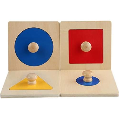 Rompecabezas Geométrico Adena Montessori 24 Formas Coloridas