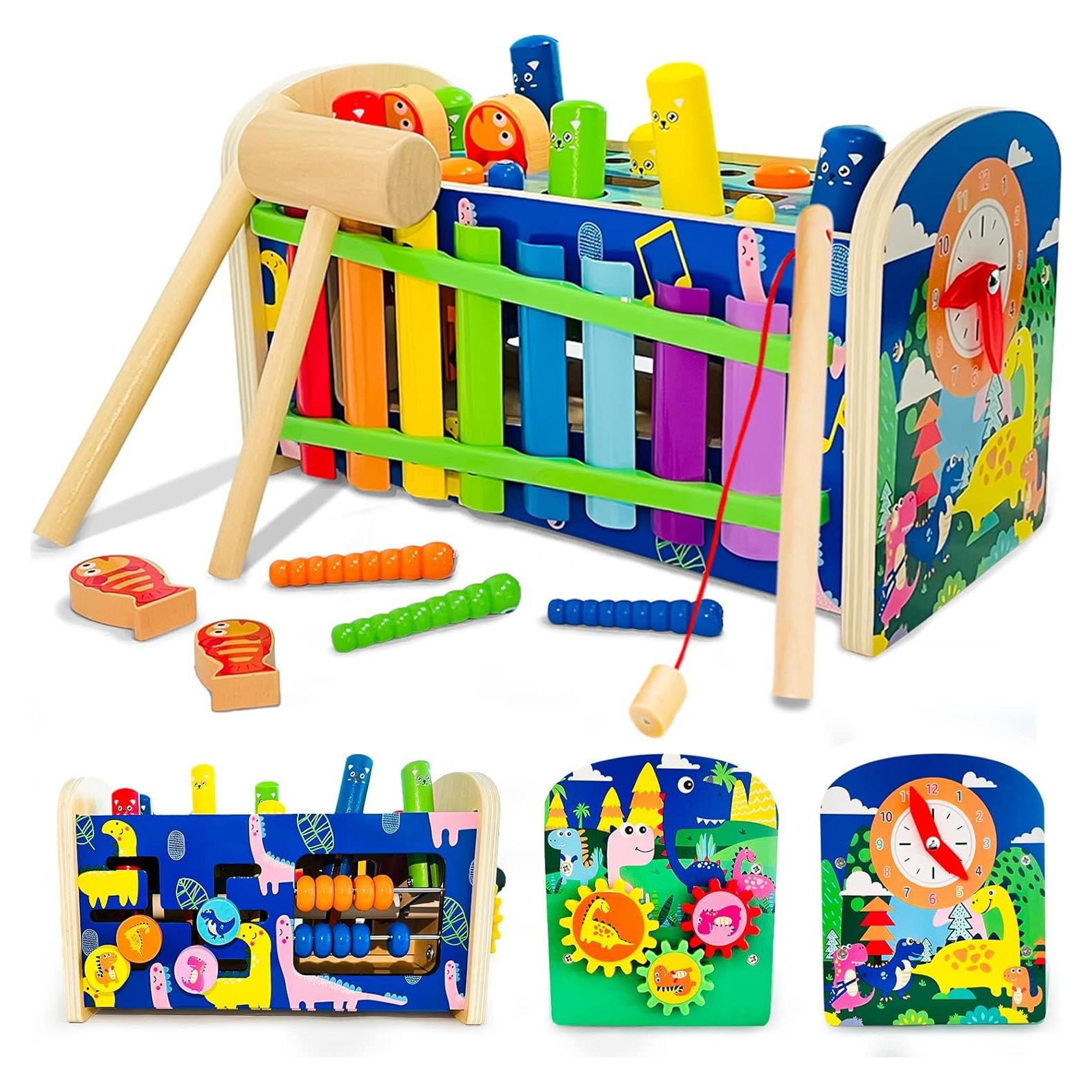 Juguete Montessori 8 en 1 NUGZIX para Bebés 1-4 Años
