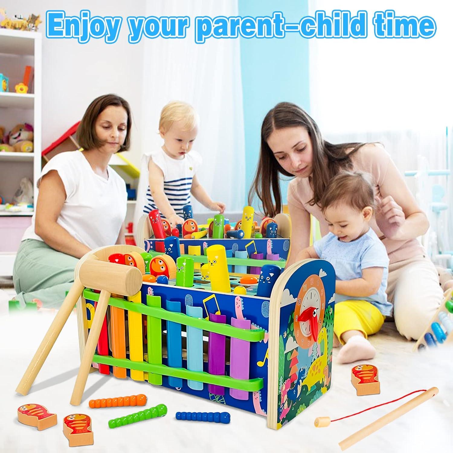 Juguete Montessori 8 en 1 NUGZIX para Bebés 1-4 Años