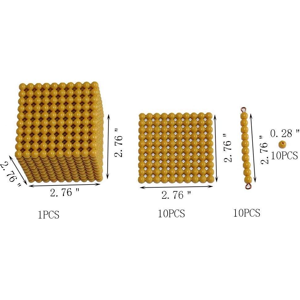 Juego de Banco Decimal Montessori MY Toy Shop - 3 a 6 años