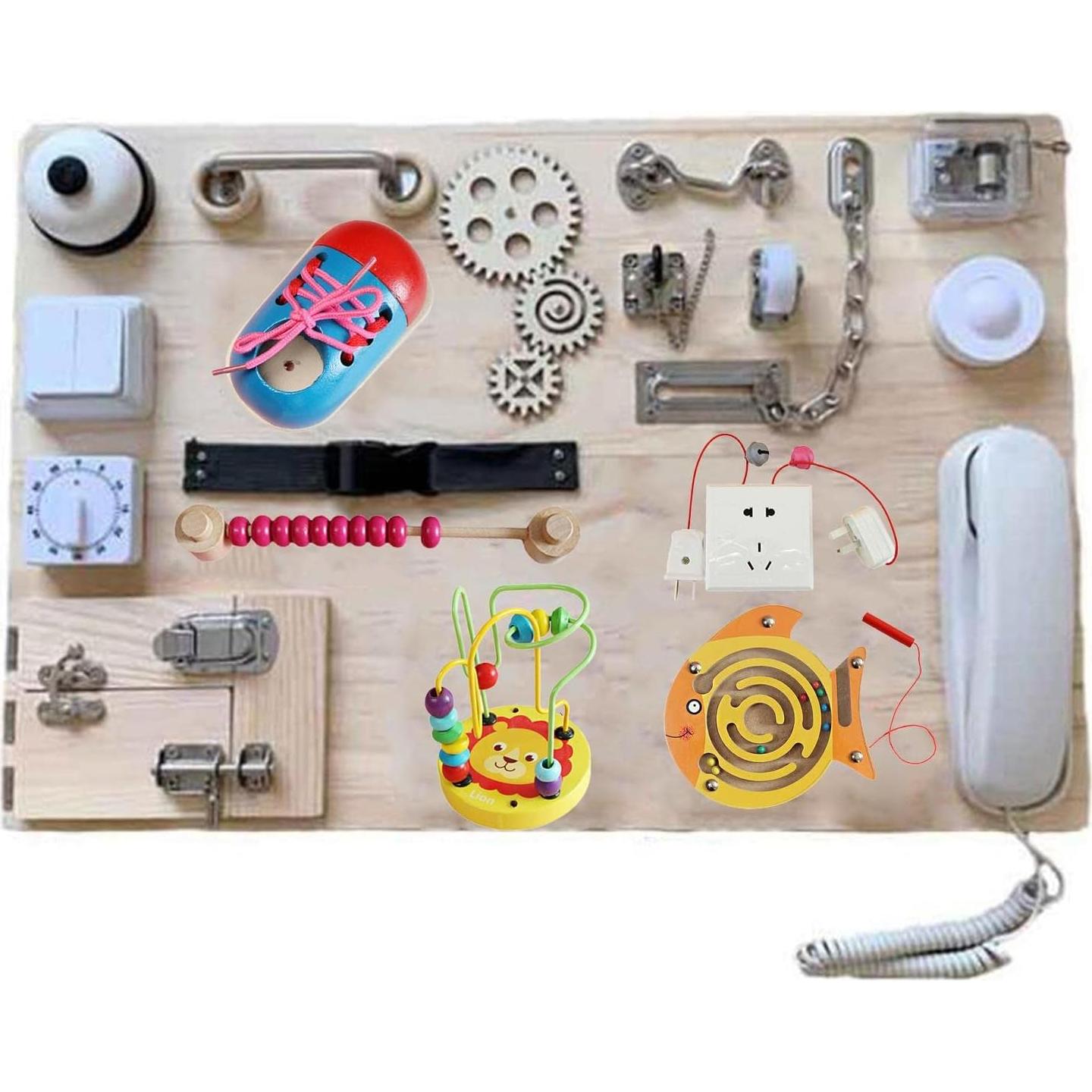 Juguete Educativo Tablero Ocupado Menolana 3 Piezas