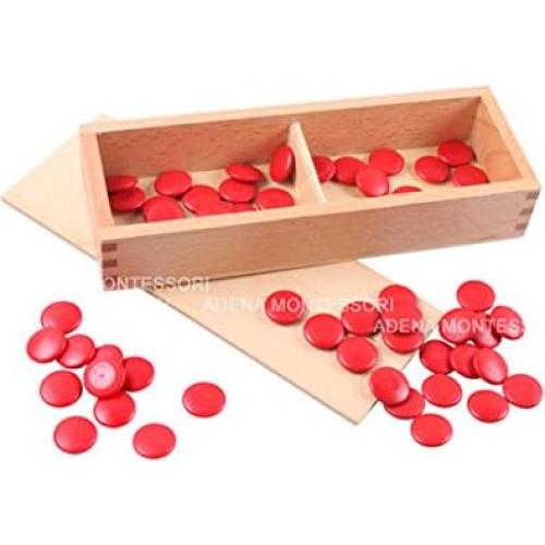 Tarjetas y Contadores Adena Montessori - Juegos Matemáticos 1-10