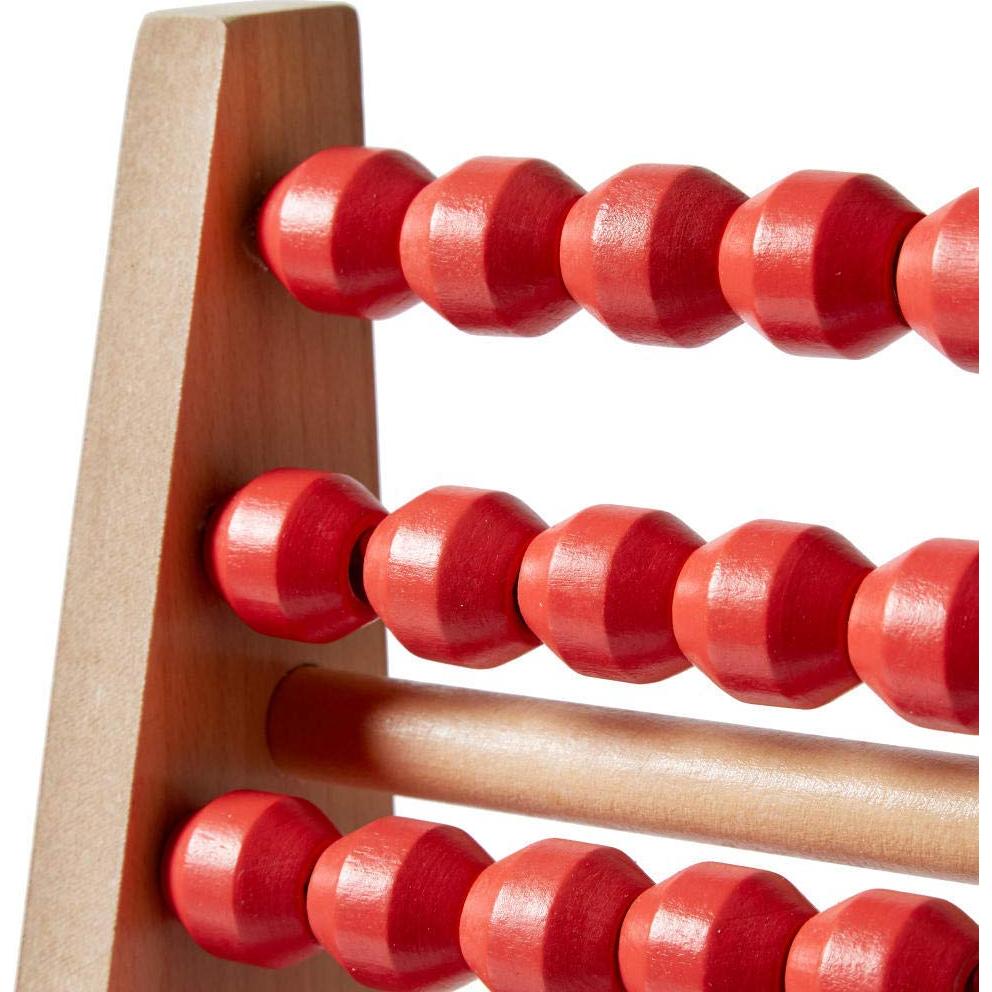 Rekenrek 100 Bolas de Madera hand2mind - Ábaco Matemático 52.8x16.5cm