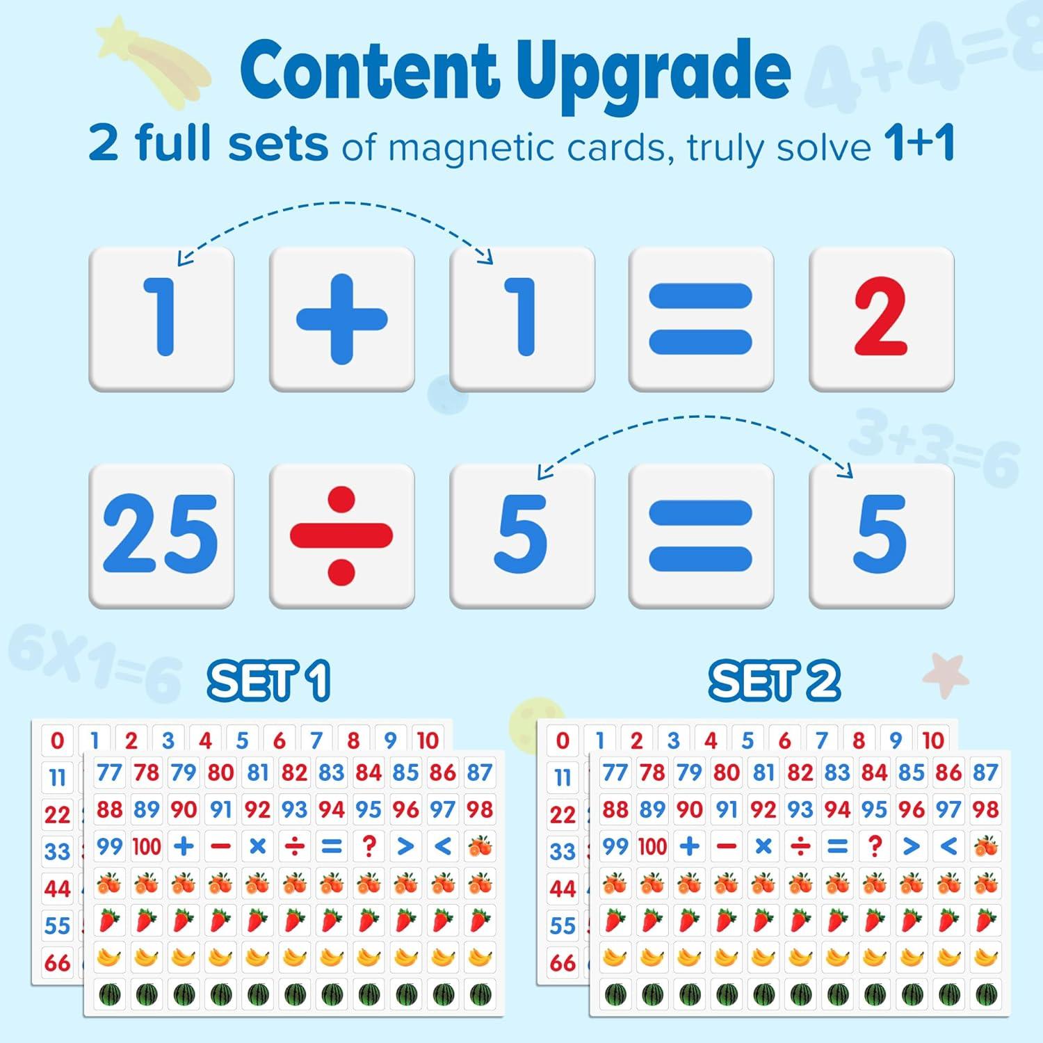 Ábaco de Madera Gotoofun con Pizarra Doble Cara y Accesorios