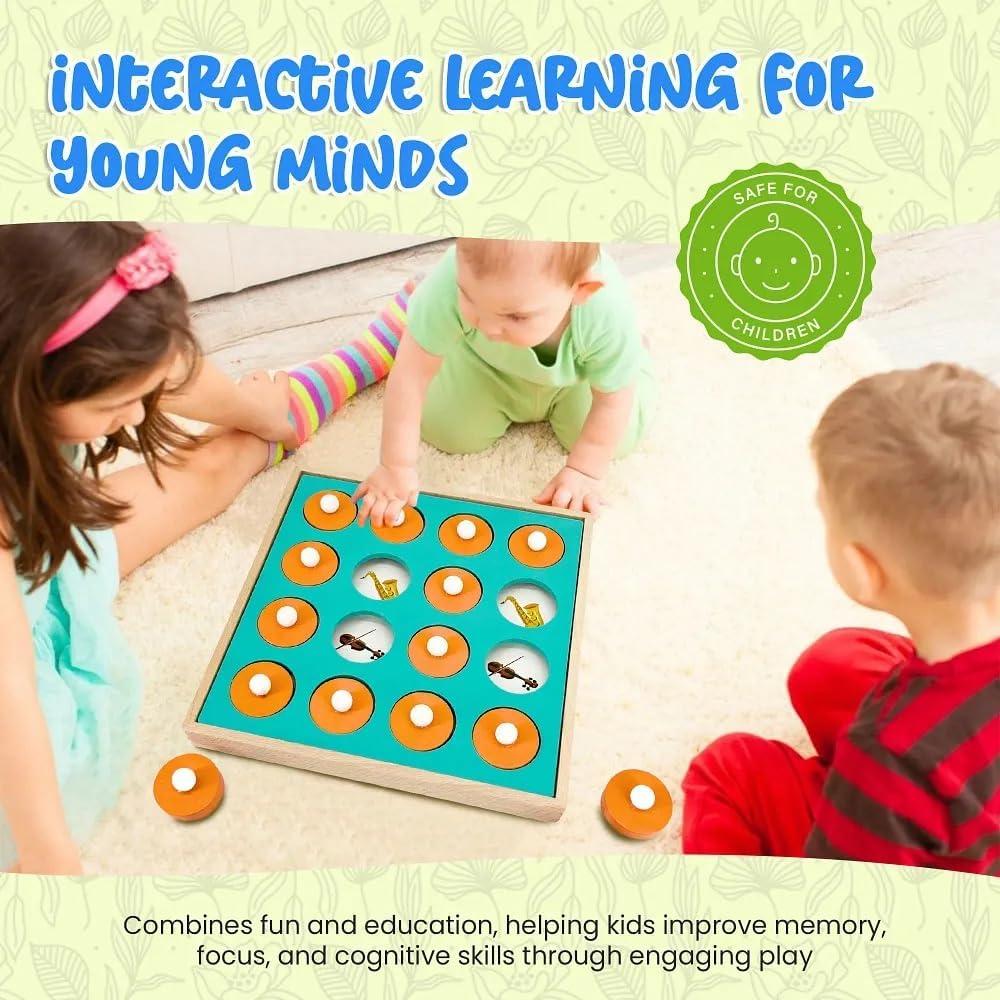 Juego de Memoria Nova Toys & Co. de Madera para Niños 3+