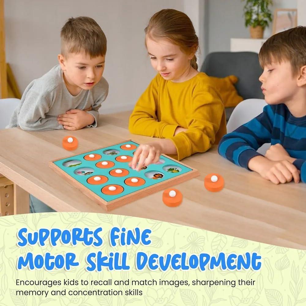 Juego de Memoria Nova Toys & Co. de Madera para Niños 3+