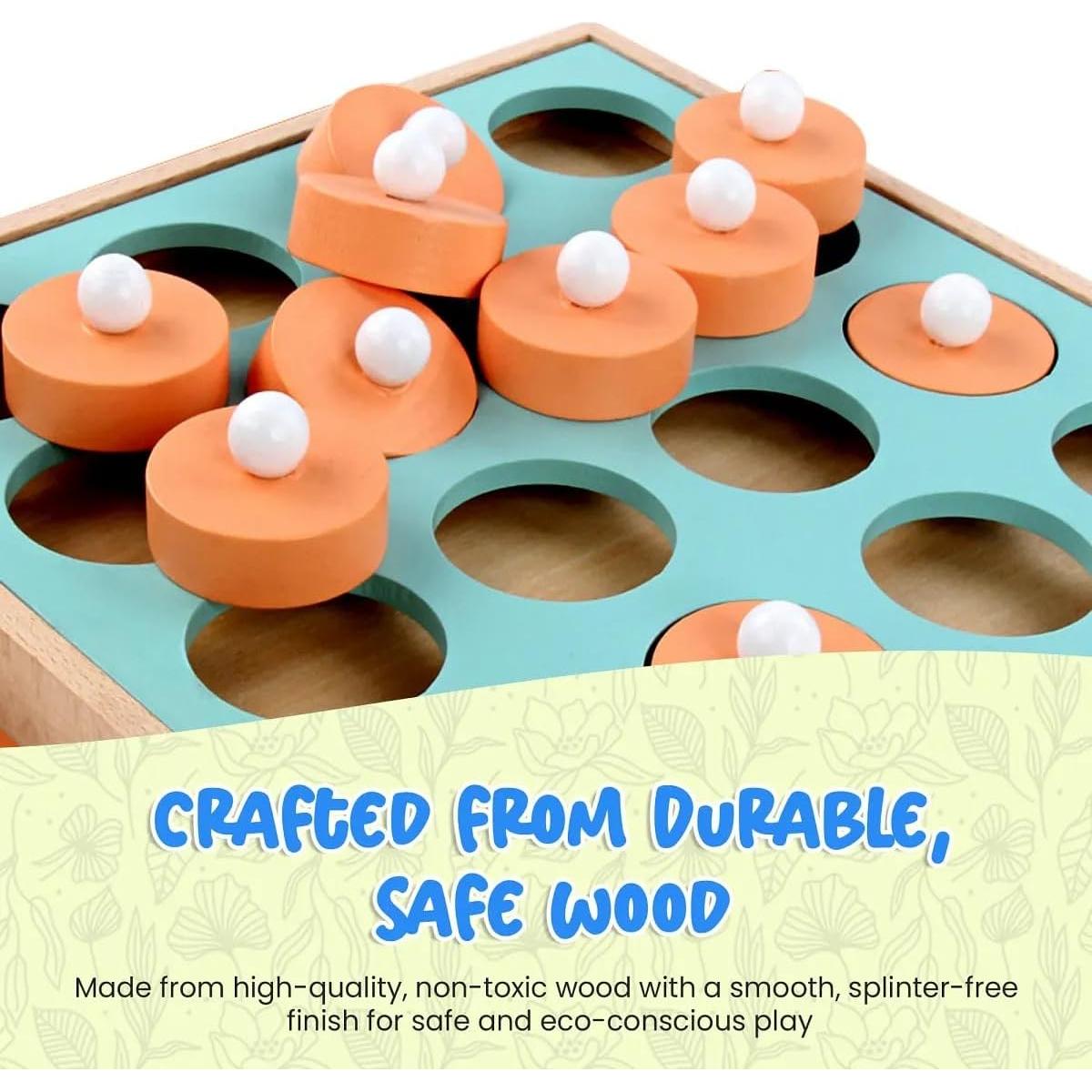 Juego de Memoria Nova Toys & Co. de Madera para Niños 3+