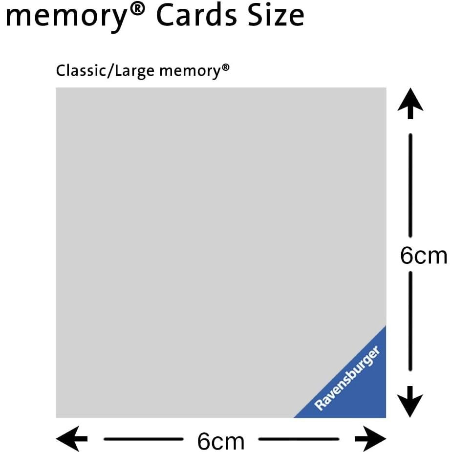 Juego de Memoria Junior Ravensburger | Emparejamiento de Imágenes | 32 Imágenes para Niños de 3 Años