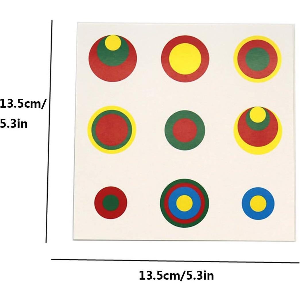 Cilindro de Color Montessori Thoth 20 Piezas con Tarjetas