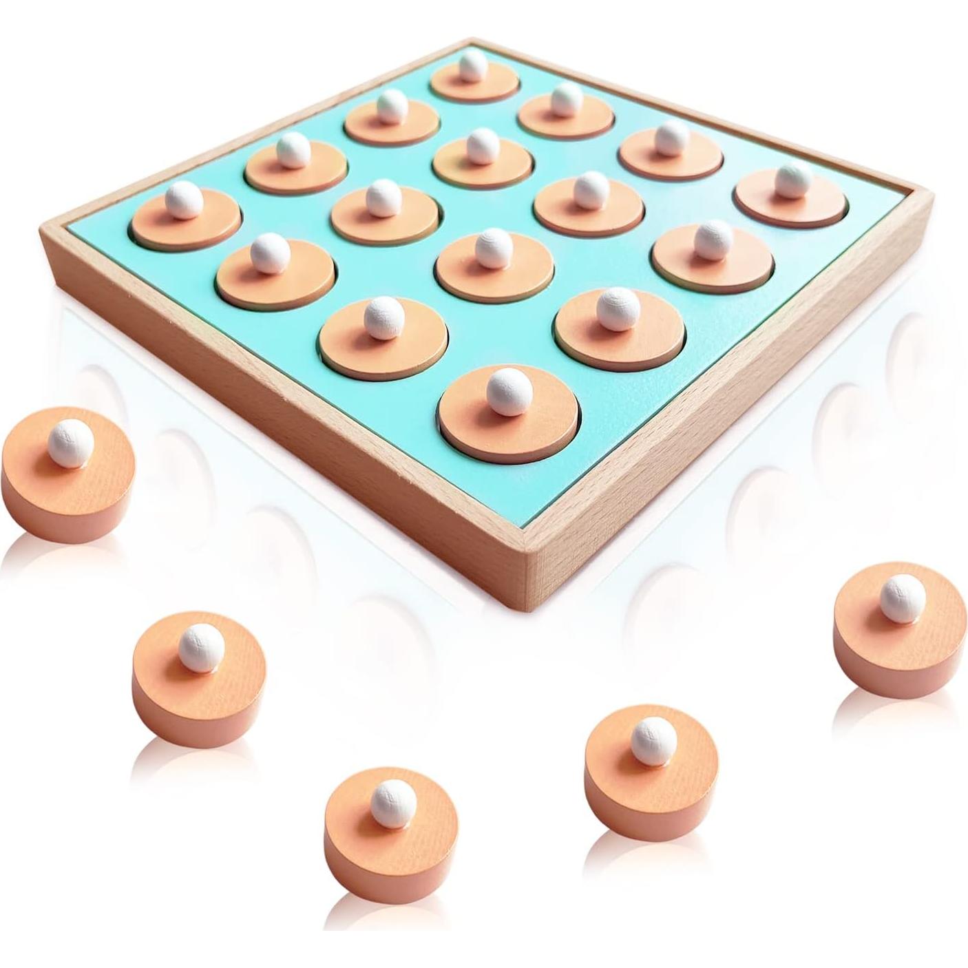 Juego de Ajedrez de Madera Lillergou para Niños 0.54 kg