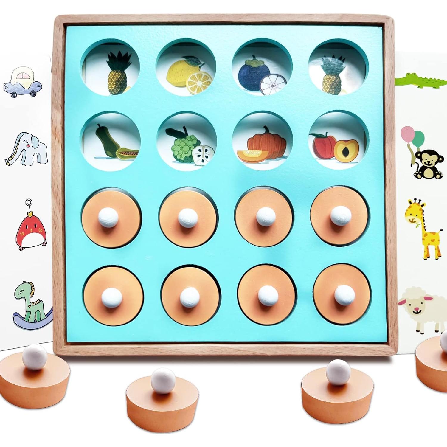 Juego de Ajedrez de Madera Lillergou para Niños 0.54 kg