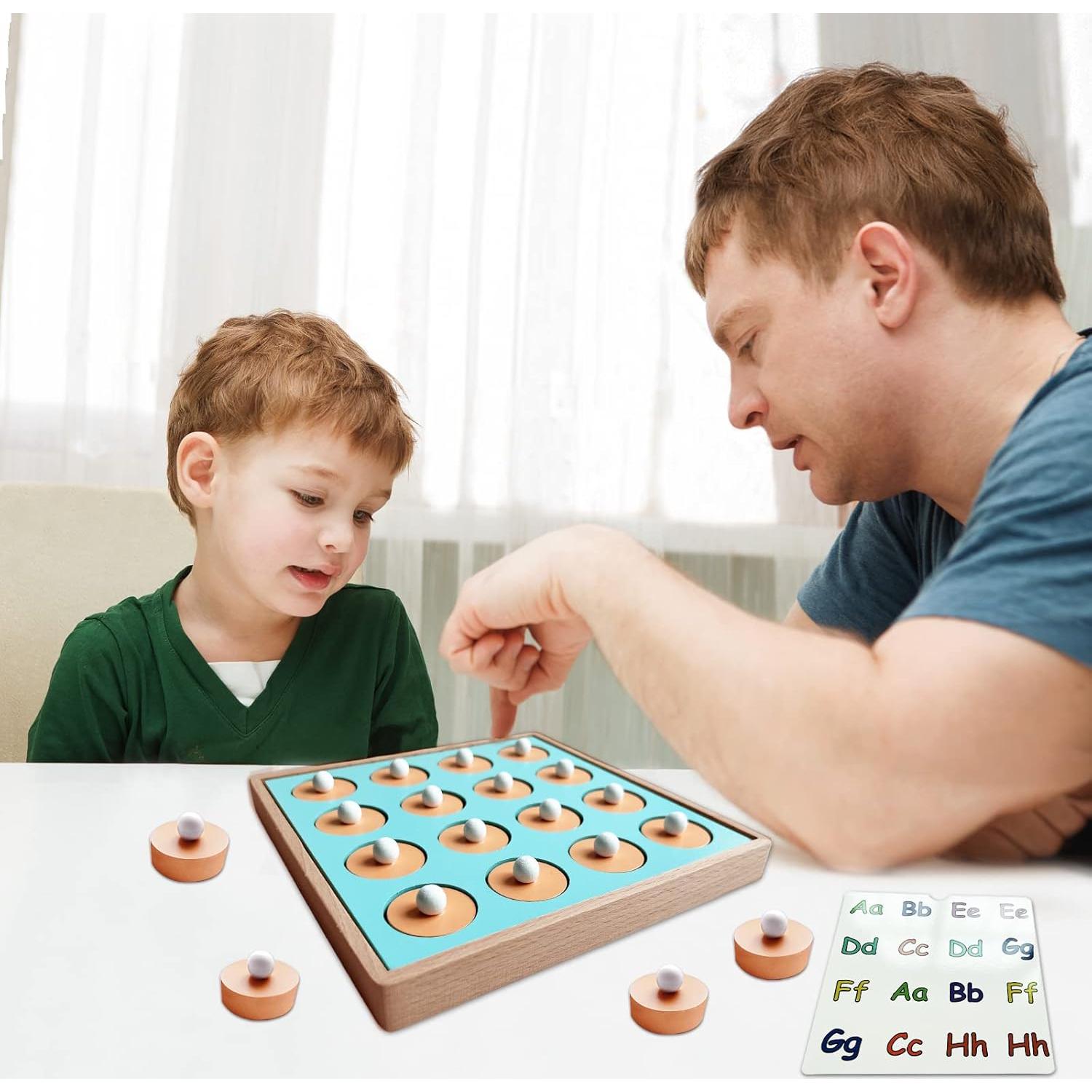 Juego de Ajedrez de Madera Lillergou para Niños 0.54 kg