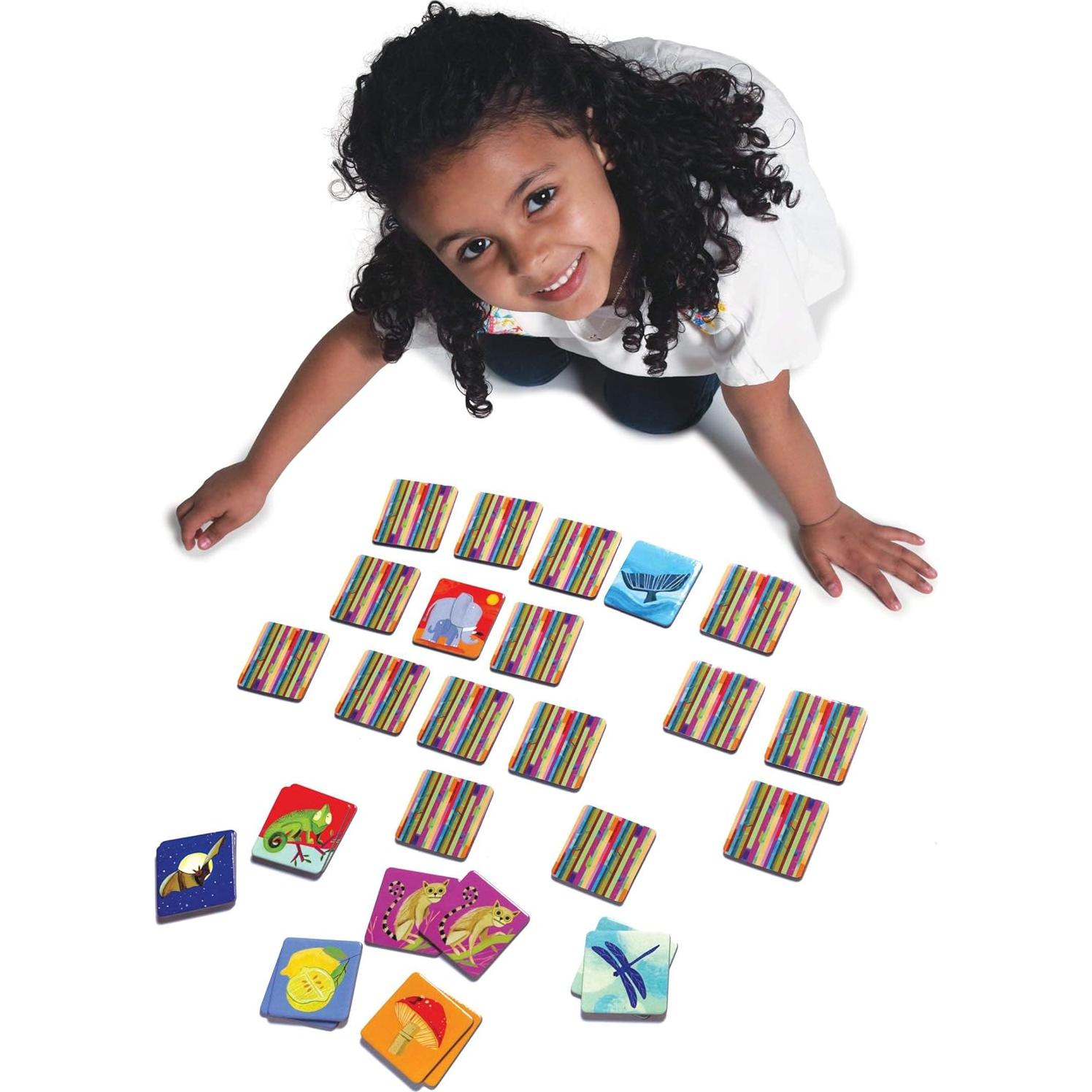 Juego de Memoria Vida en la Tierra Eeboo 24 Pares 5.72 cm