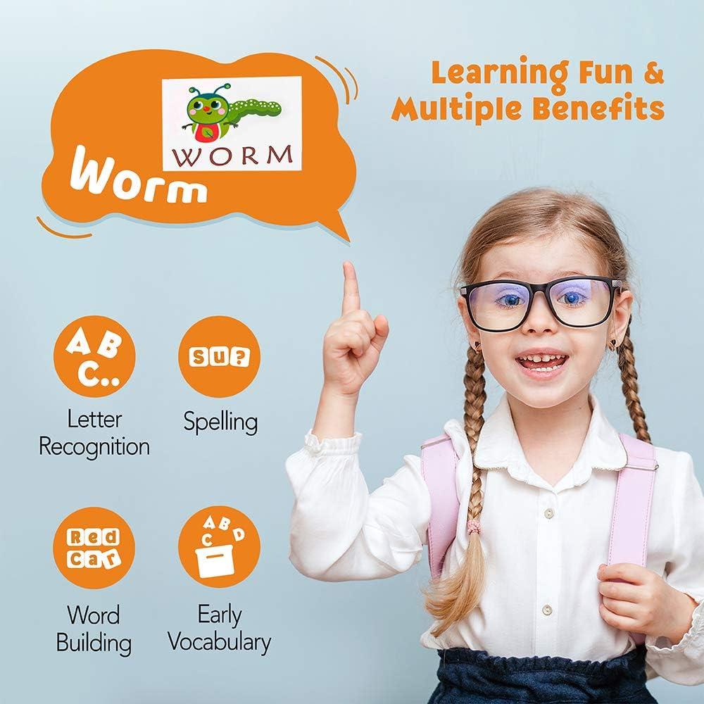 Juego de Ortografía Coogam - Puzzle Educativo de Madera 68 Piezas