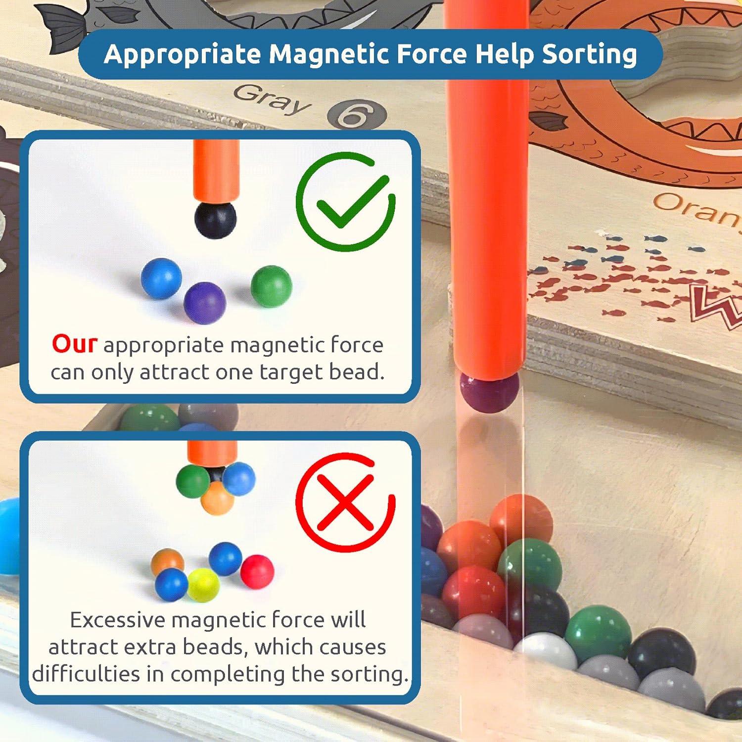 Juego Educativo de Madera WOWME Laberinto Magnético 30.2x26.9cm