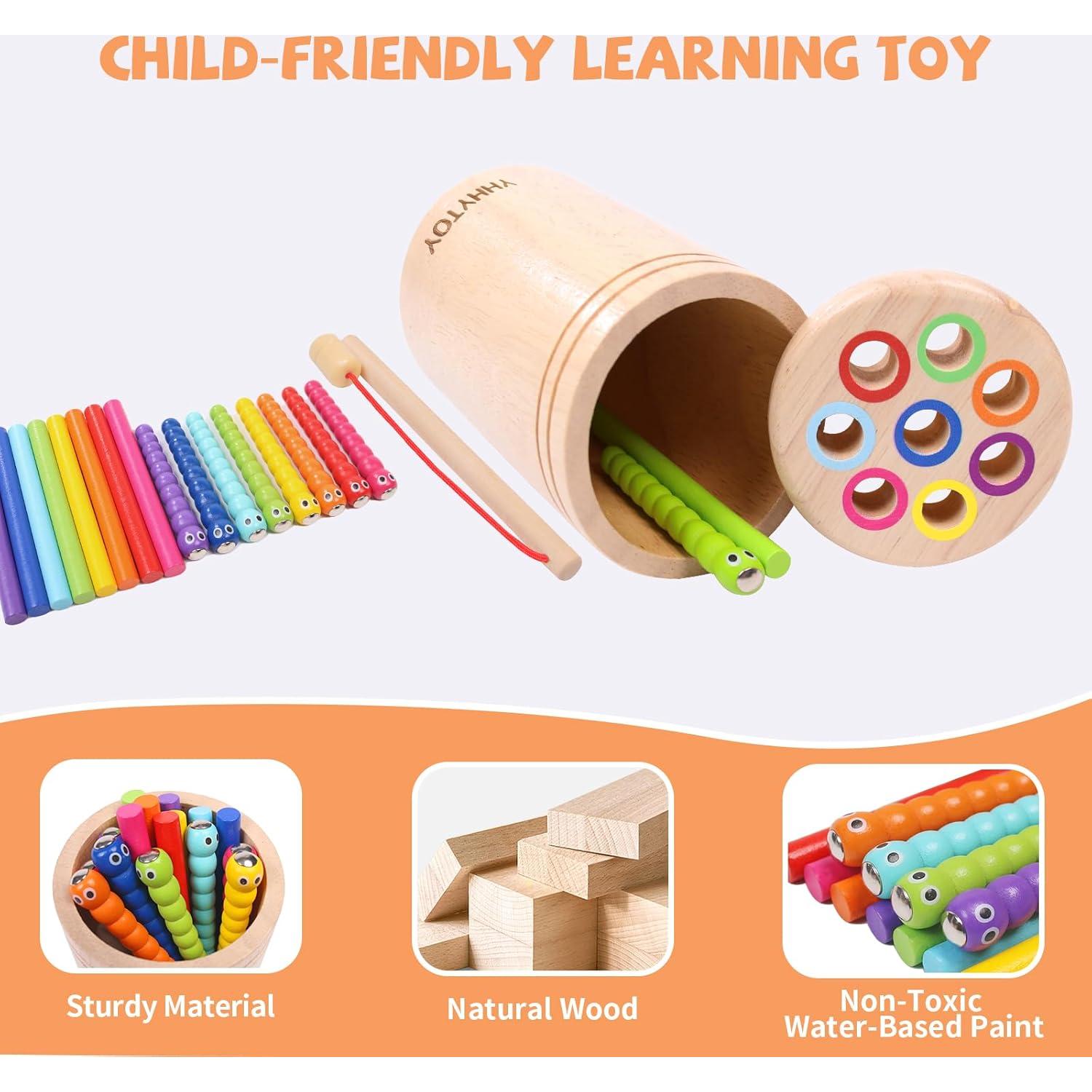 Juguete Montessori Magnético YHHYToy Clasificación de Colores