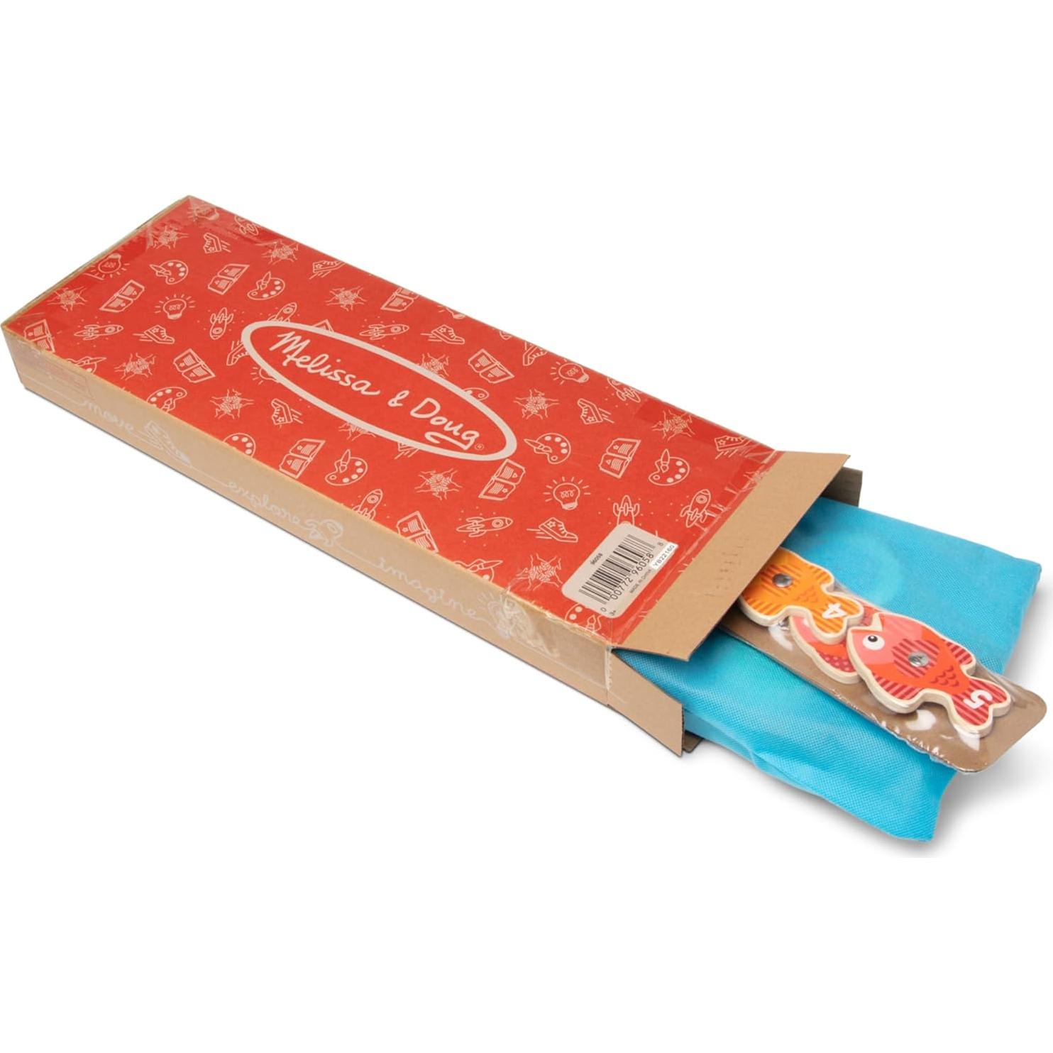 Juego de Pesca Magnético de Madera Melissa & Doug 2 Varas