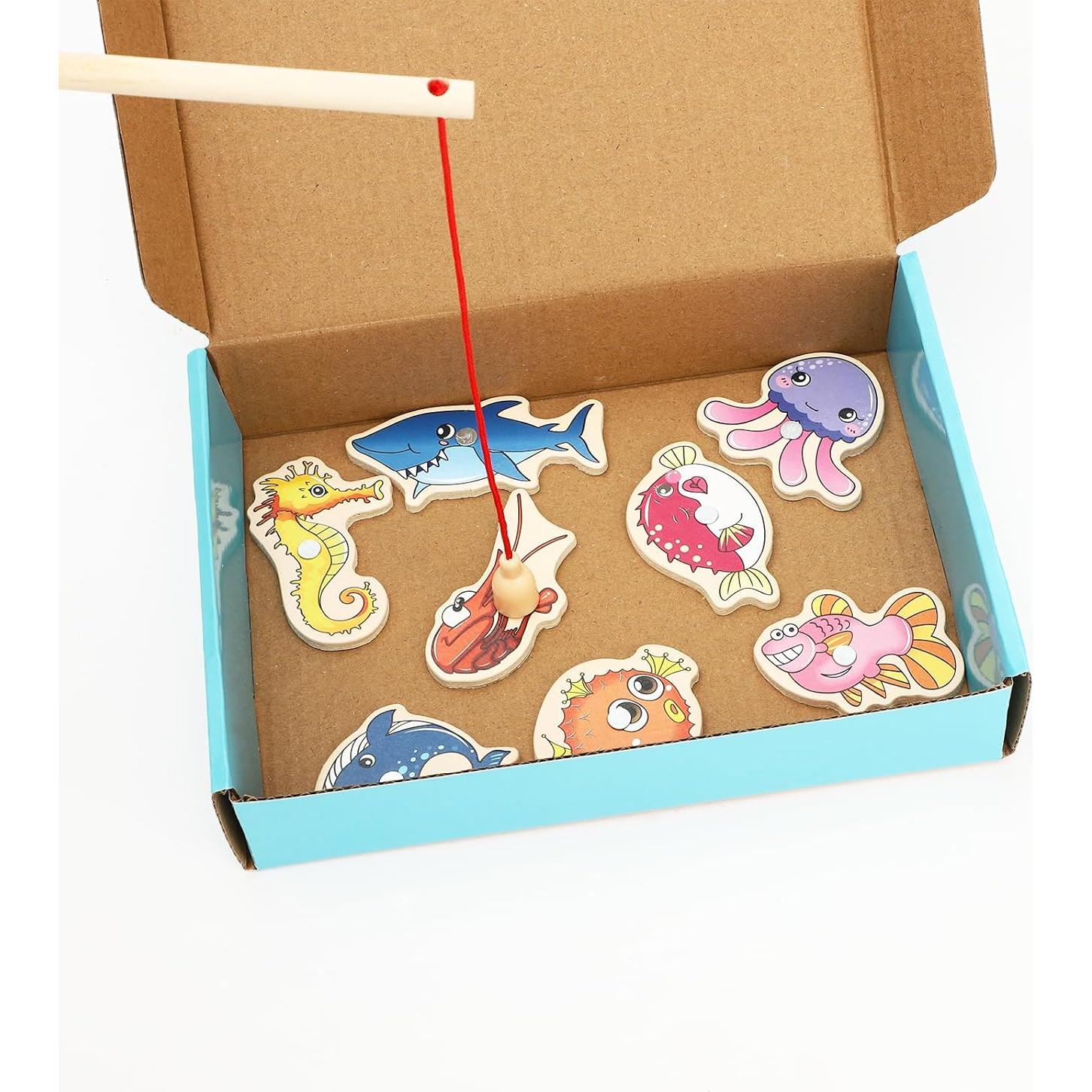 Juego de Pesca Magnético ONEST 34 Piezas para Niños