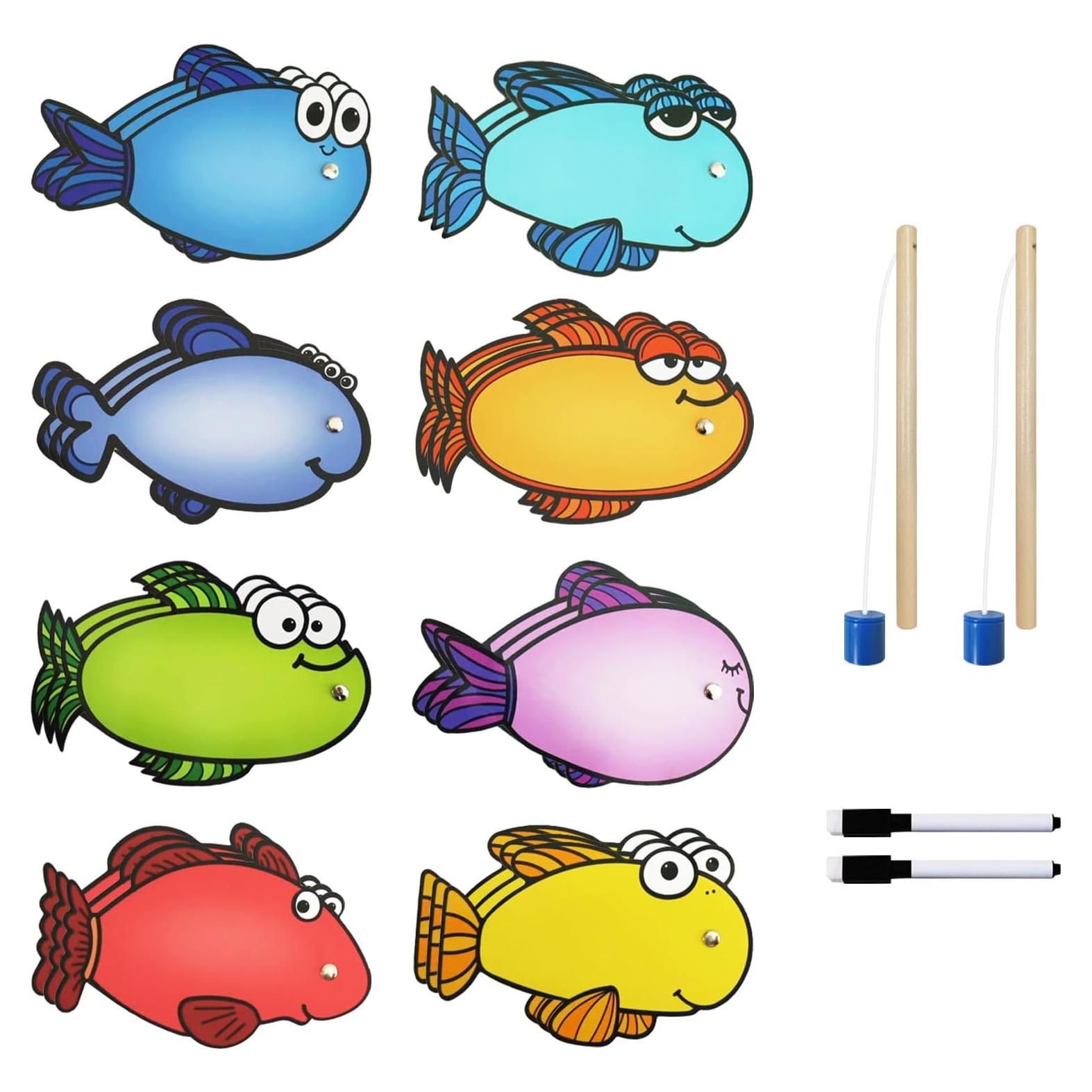 Juego de Pesca Magnético HOOJOJO 26 Piezas para Niños