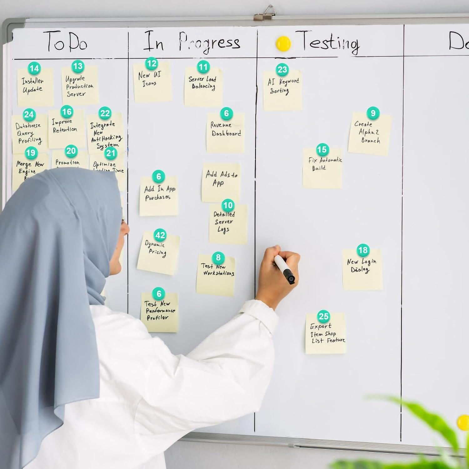 Números Magnéticos 1-50 Lasuroa 2cm Imán Redondo Verde