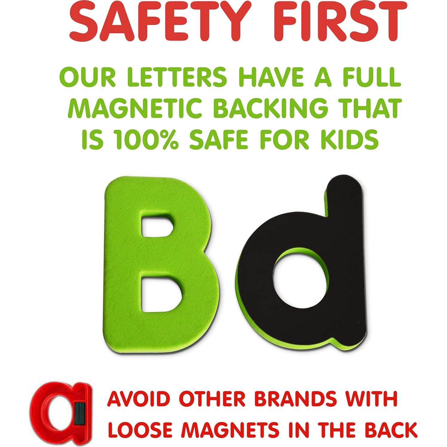 Letras y Números Magnéticos Little Red Shepherd 115 Piezas