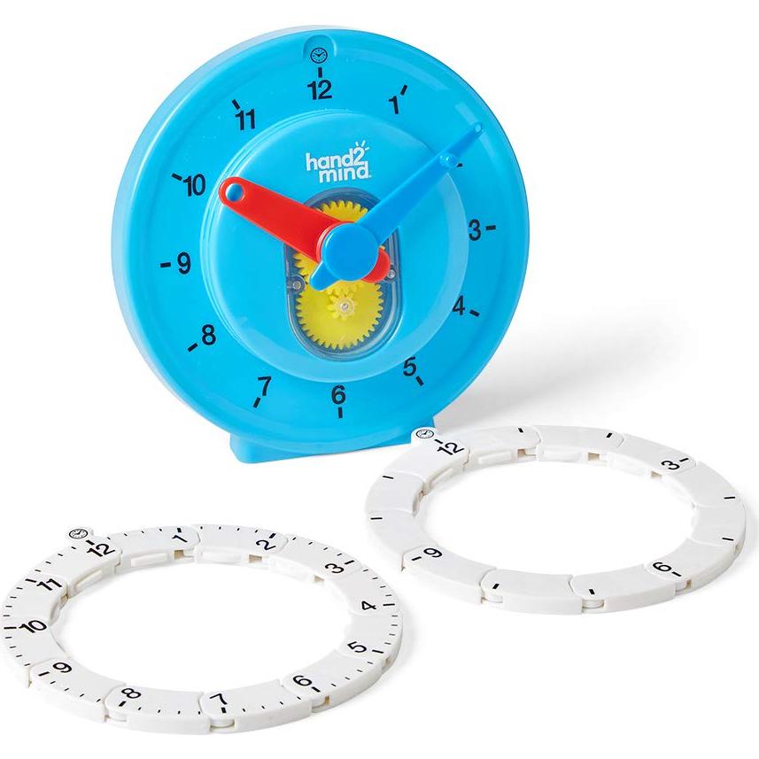 Reloj de Enseñanza Analógico hand2mind para Niños 14.5cm