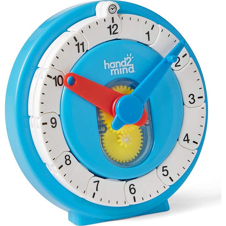 Reloj de Enseñanza Analógico hand2mind para Niños 14.5cm
