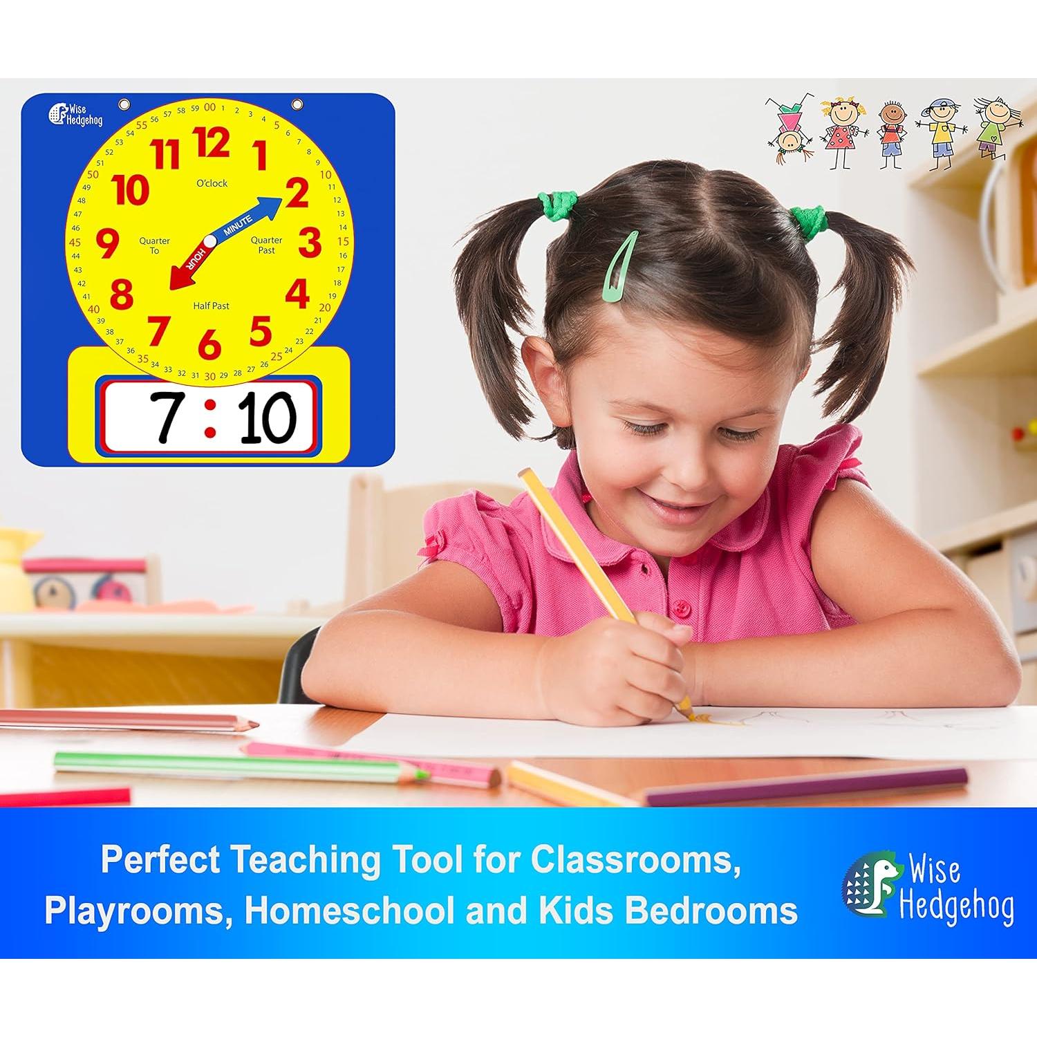 Reloj de Enseñanza Magnético JNW Direct 27.18 cm para Niños