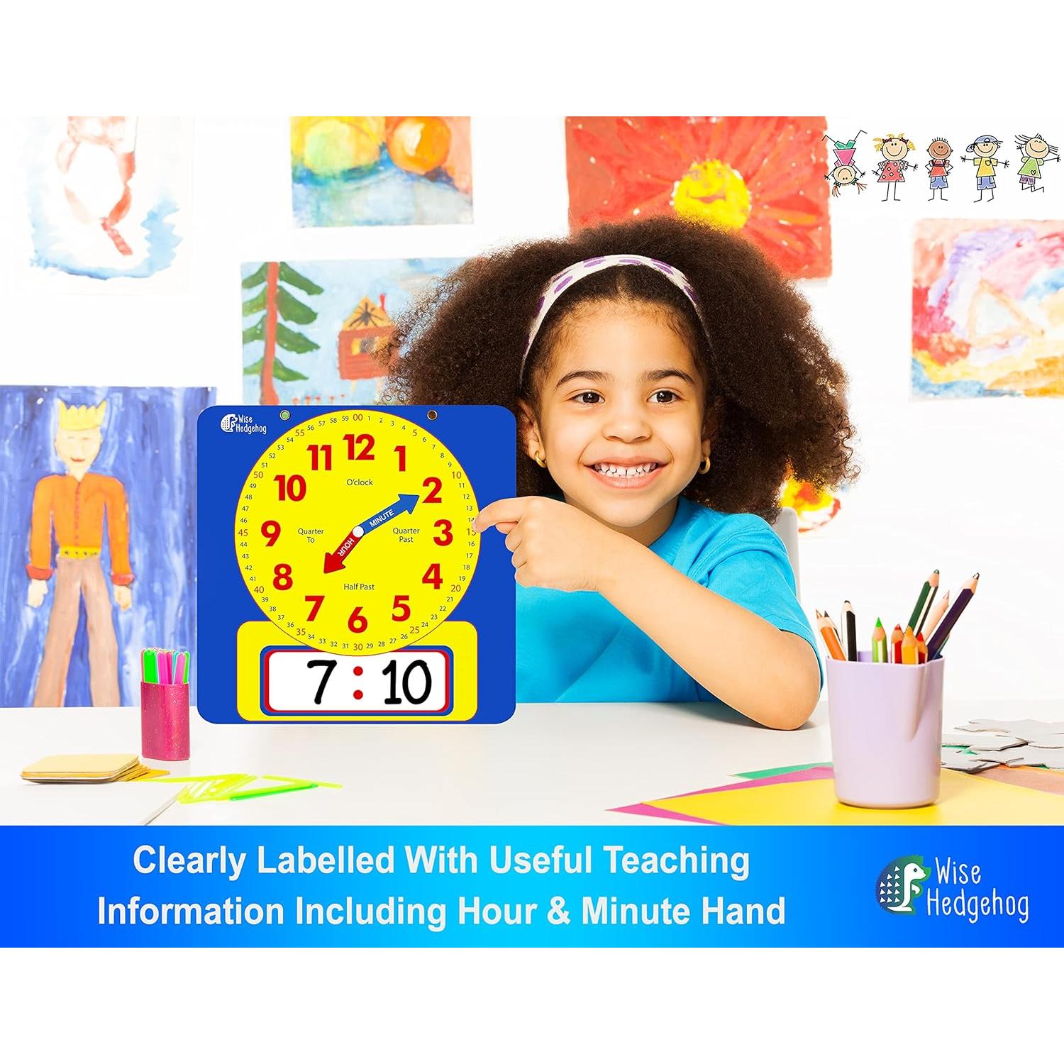 Reloj de Enseñanza Magnético JNW Direct 27.18 cm para Niños