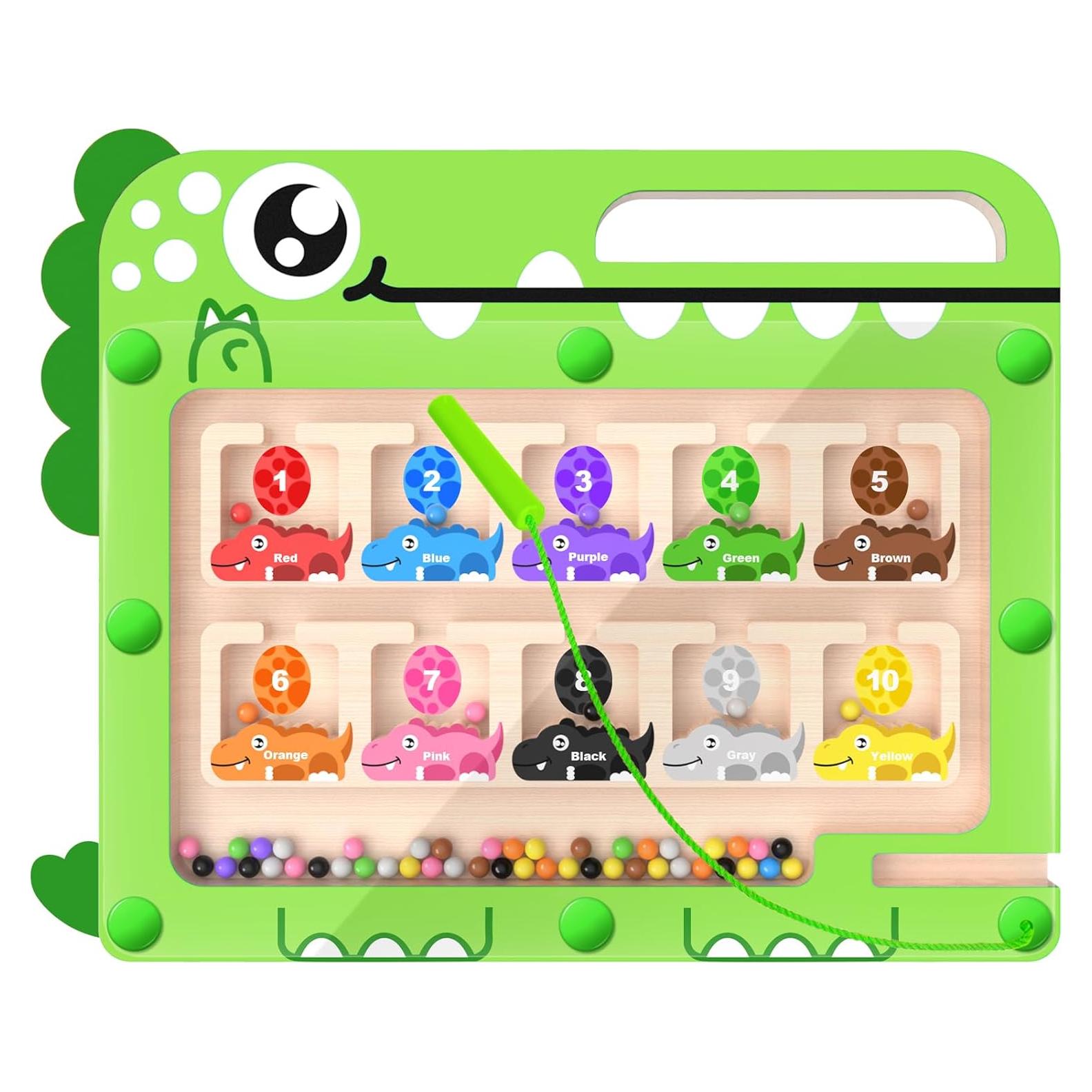 Laberinto Magnético de Colores y Números FunMission 30x26 cm