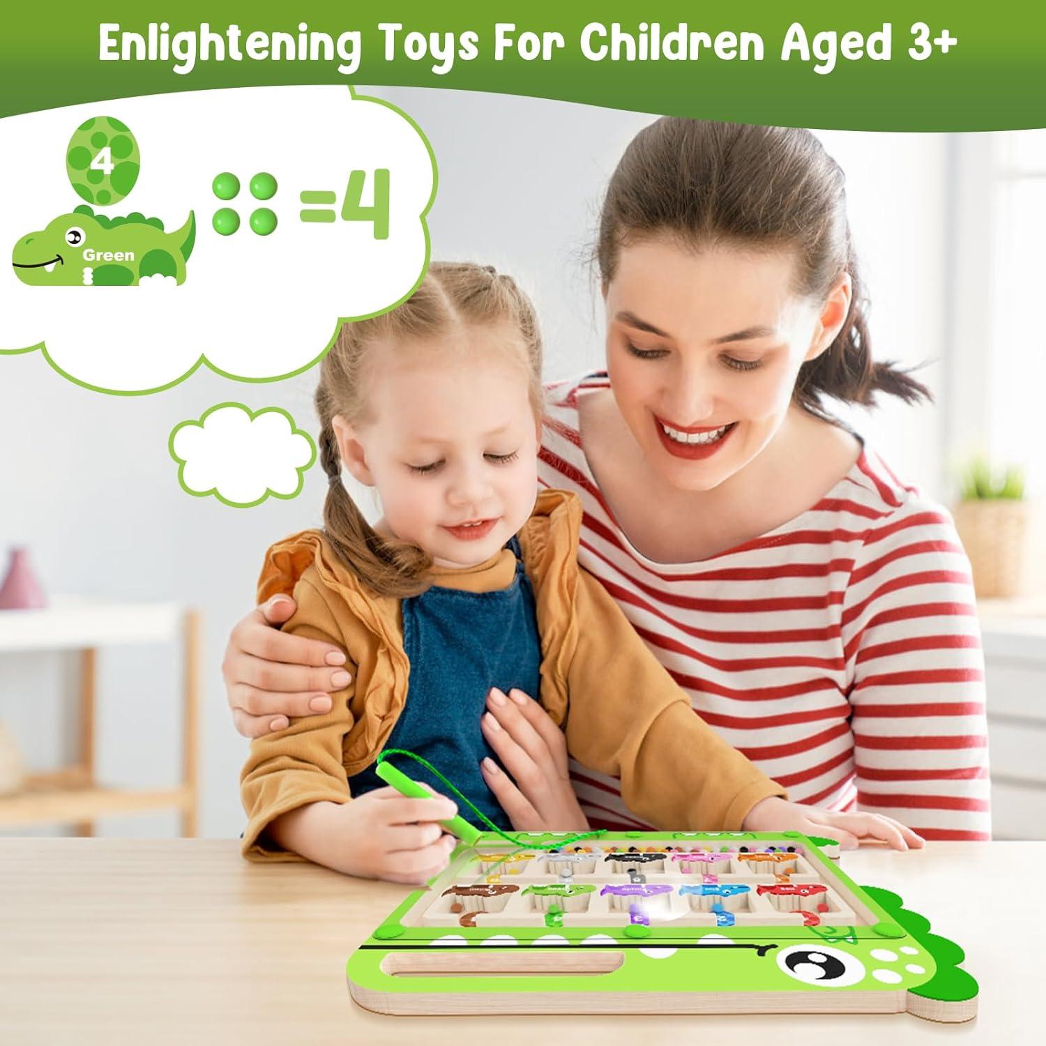 Laberinto Magnético de Colores y Números FunMission 30x26 cm