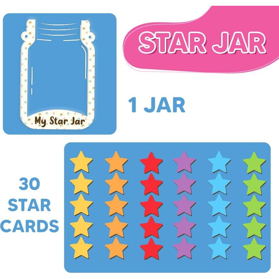 Tabla de Tareas Interactiva LilaLand con Tarro de Estrellas