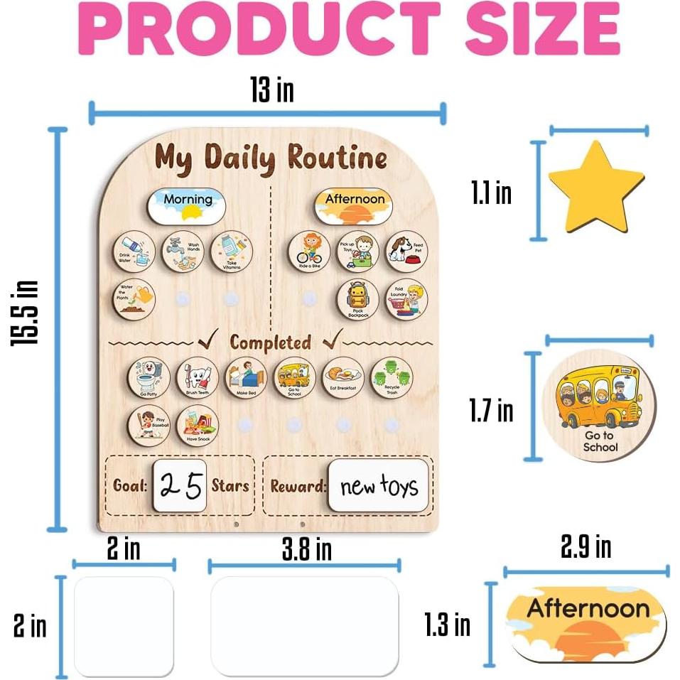 Tabla de Tareas Interactiva LilaLand con Tarro de Estrellas