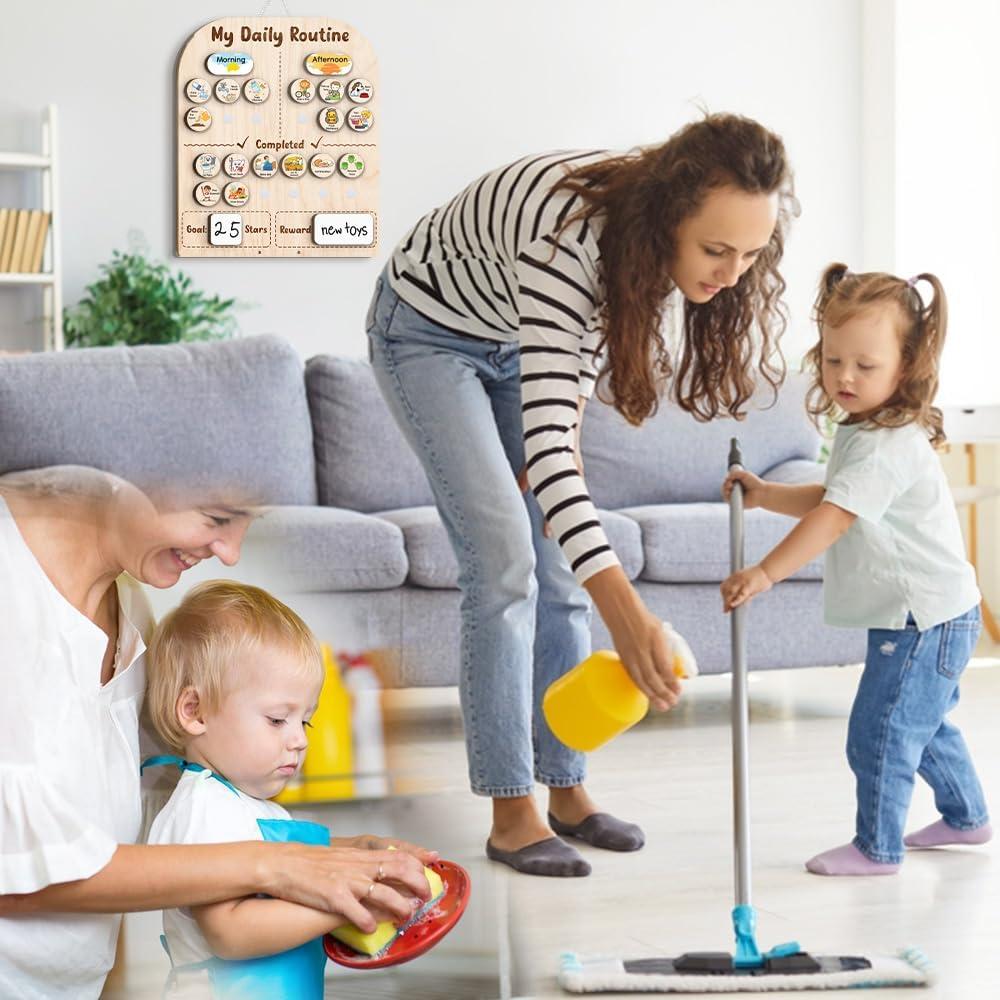 Tabla de Tareas Interactiva LilaLand con Tarro de Estrellas