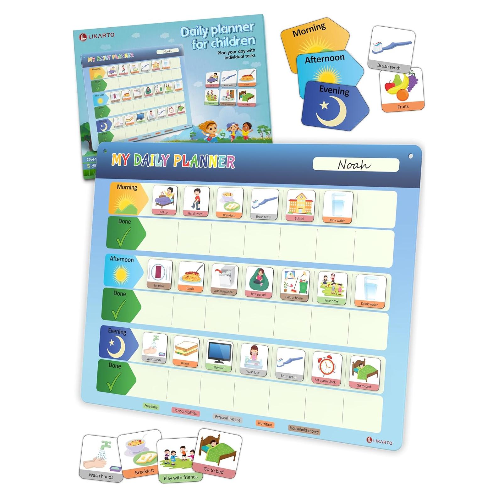 Planificador Diario Magnético Likarto 147 Imágenes 41.91x31.75cm