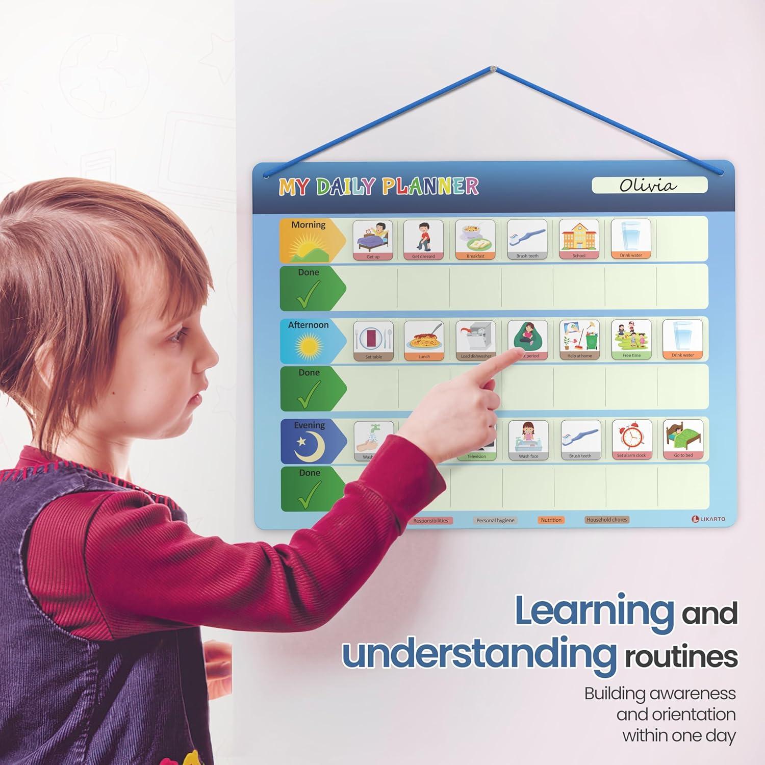 Planificador Diario Magnético Likarto 147 Imágenes 41.91x31.75cm