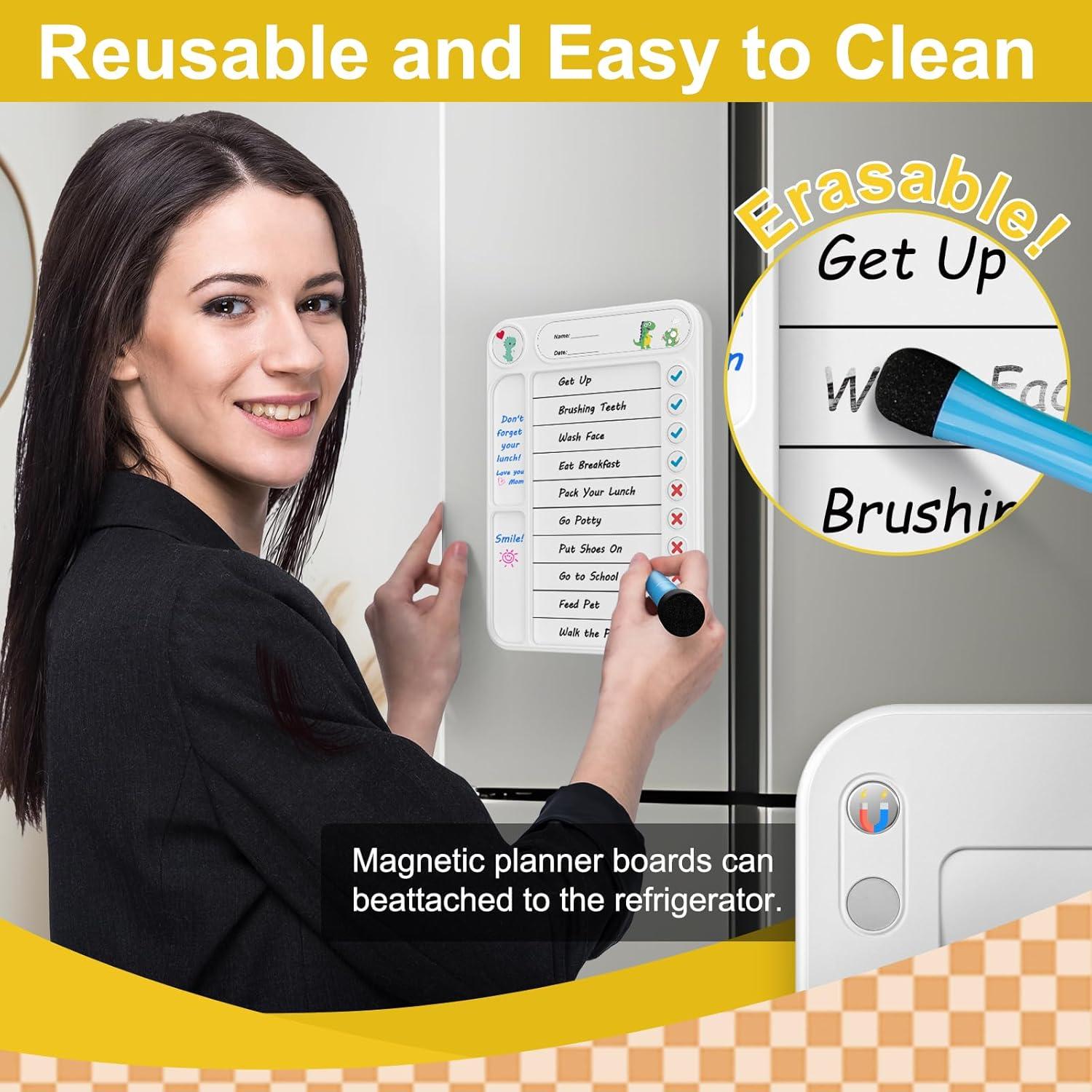 Tabla de Tareas Magnética Bailkind para Niños 24.89x17.78cm